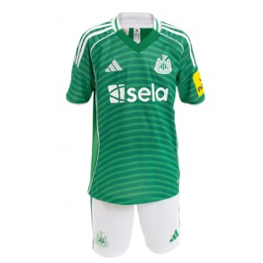 Billiga Newcastle United Joelinton #7 Bortatröja Barn 2025-26 Kortärmad (+ Korta byxor)